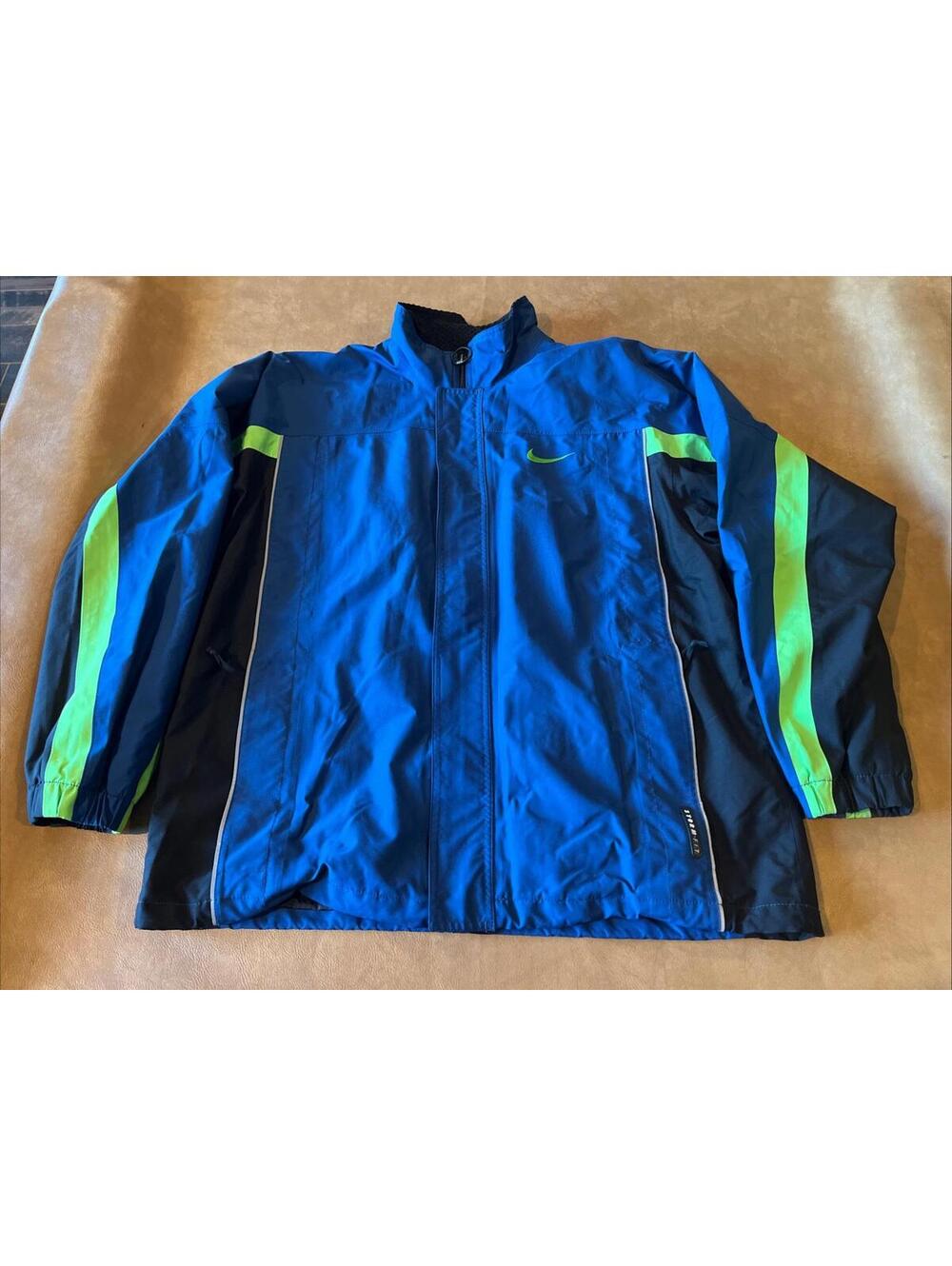 VTG Nike Storm Fit Full Zip Jacket (Men’s Large) Blue/Black/Green